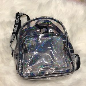 Victoria’s Secret PINK Mini Holographic Backpack